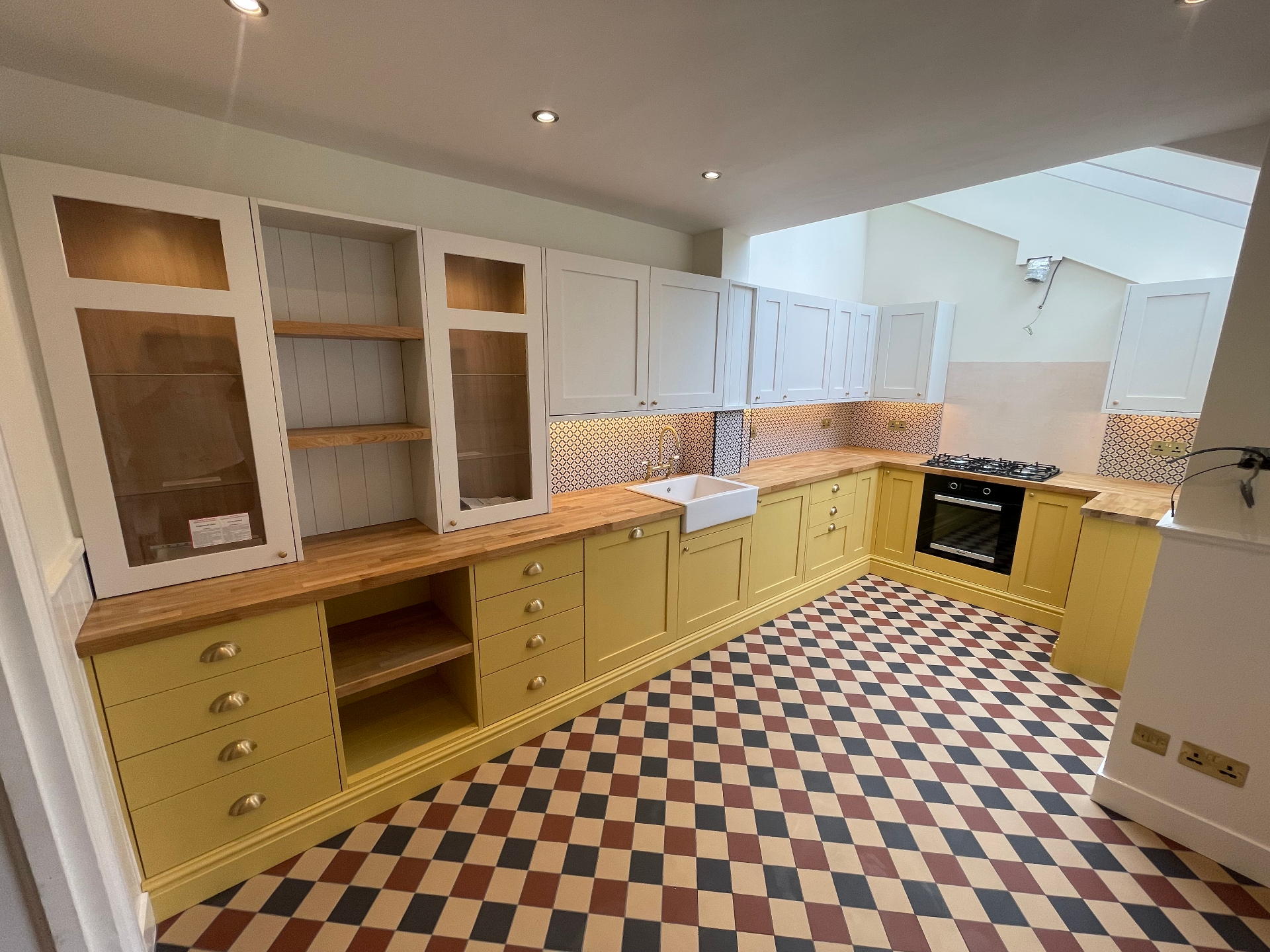 Kitchen after respray