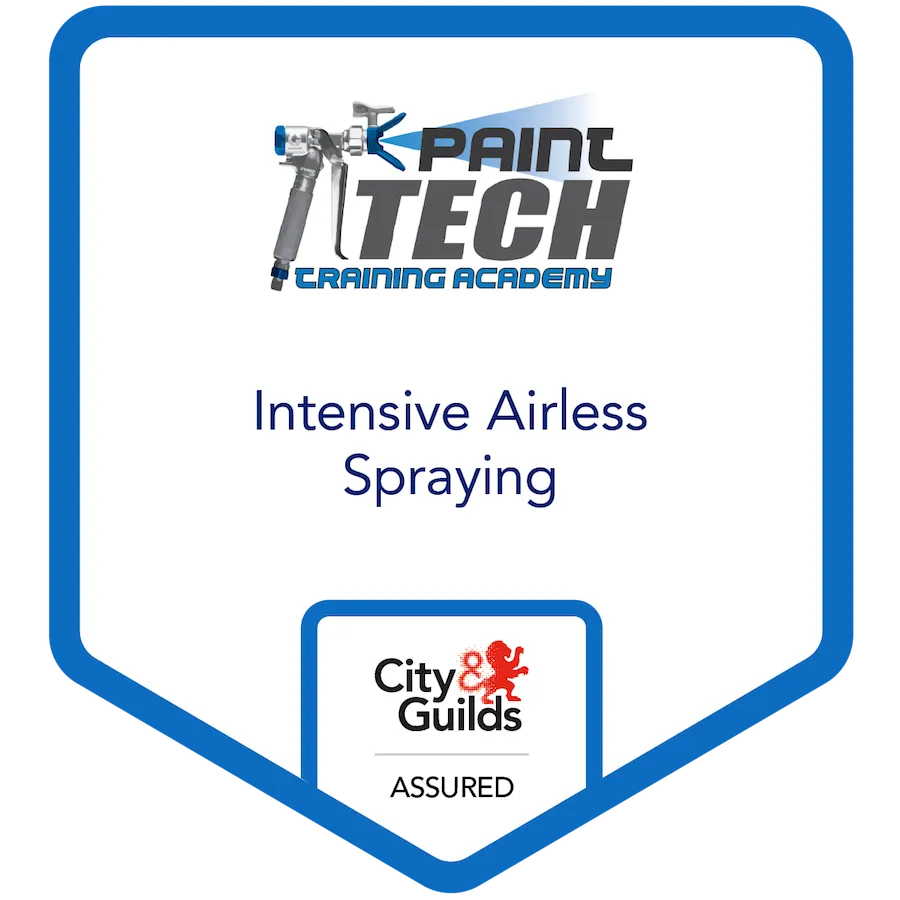 Paint Tech Intensive Airless Spraying certified