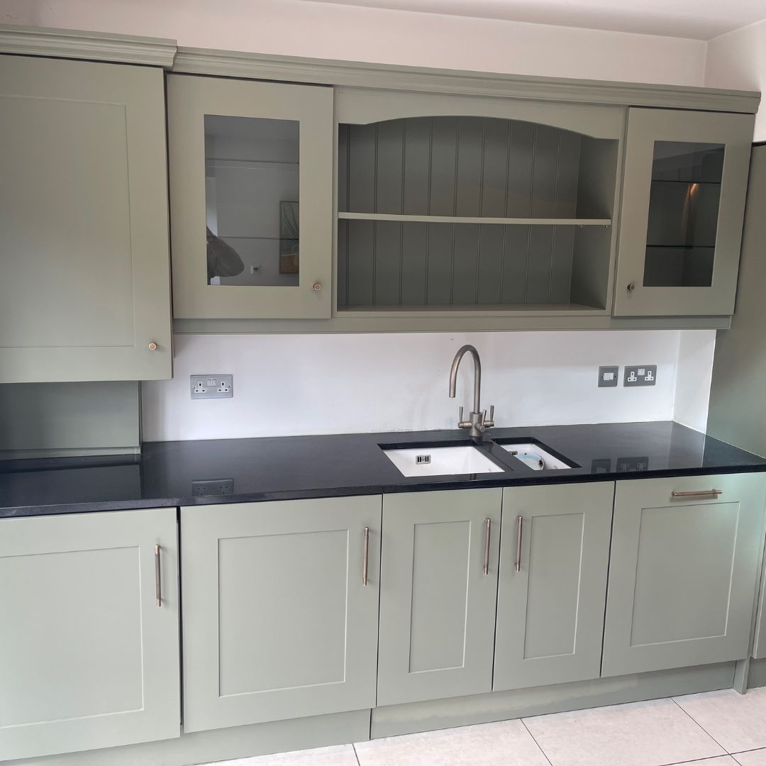 Kitchen after respray